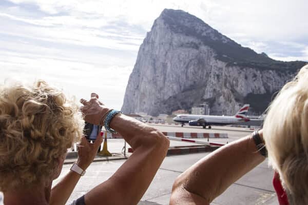 Historisk: Grensen mellom Spania og Gibraltar er borte