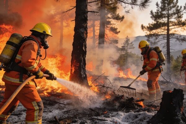Skogbrannene i Spania – flere enn 20.000 evakuert