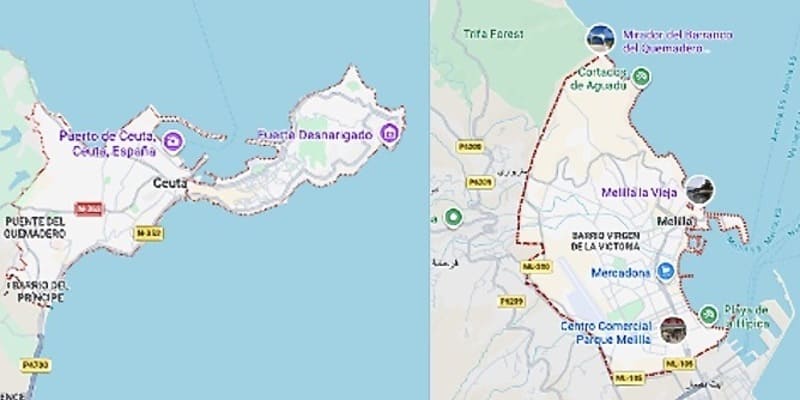 Google risikerer kjempebot for kart over Ceuta og Melilla